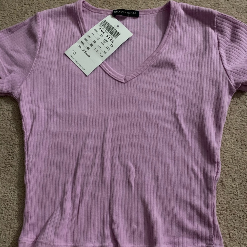 Brandy Melville v-neck shirt